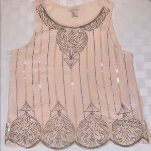 Forever 21 Blush Sleeveless Blouse